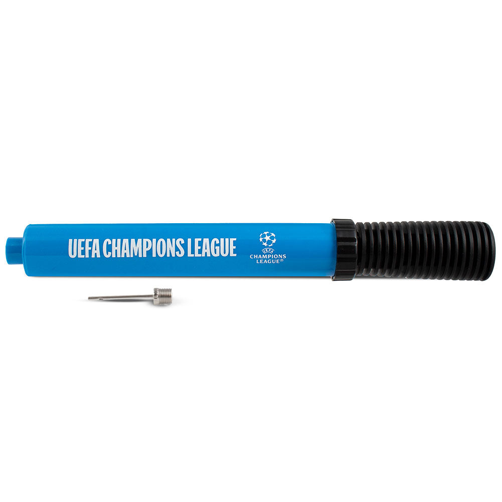 UEFA Champions League Large Dual Action Football Pump - Shop Training Equipment At Gift Moments - 1