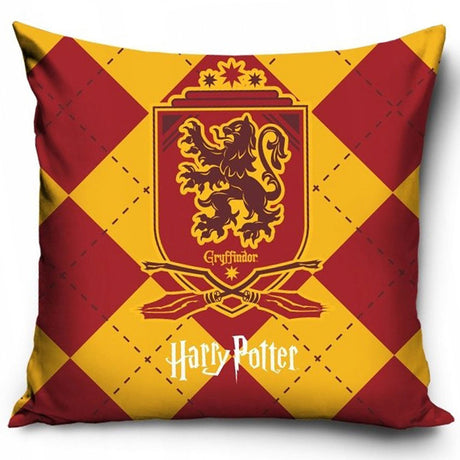 Harry Potter Gyffindor Velvet Feel Cushion - Shop Cushions At Gift Moments - 1