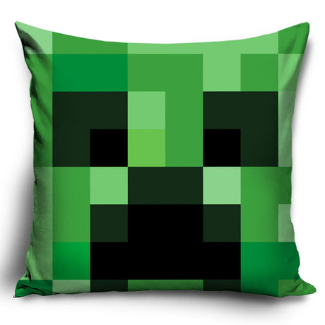 Minecraft Creeper Velvet Feel Cushion - Shop Cushions At Gift Moments - 1
