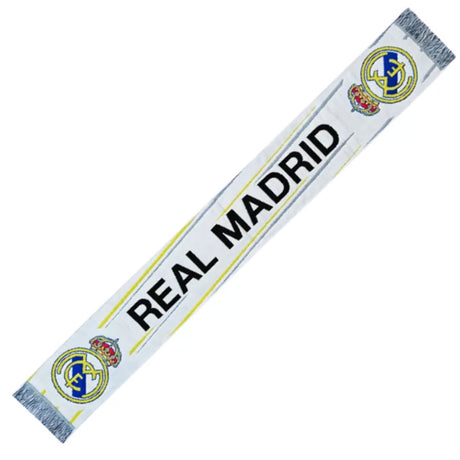 Real Madrid CF Stripe Scarf - Shop Scarves At Gift Moments - 1