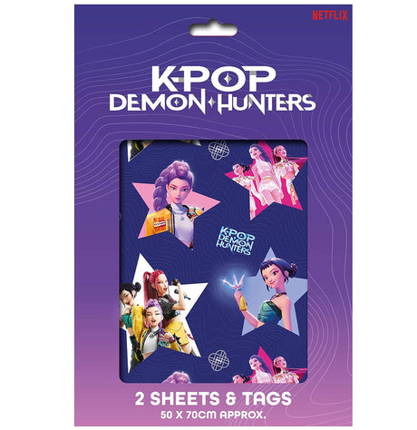 K-Pop Demon Hunters Gift Wrap - Shop Gift Wrap & Bags At Gift Moments - 2