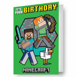 Minecraft 3D Lenticular Birthday Card - Shop Greeting Cards At Gift Moments - 1