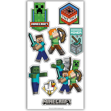 Minecraft Birthday Card With Stickers - Shop Greeting Cards At Gift Moments - 3
