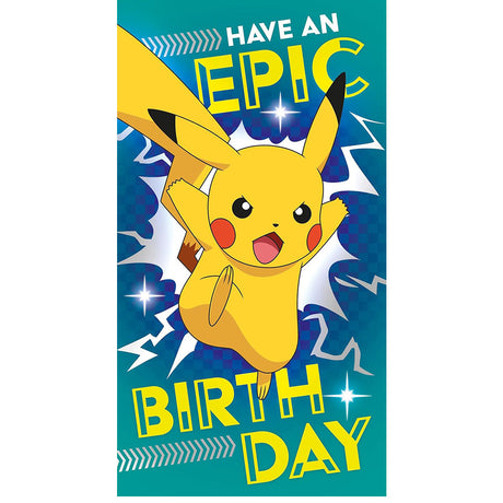 Pokemon Birthday Card With Stickers - Shop Greeting Cards At Gift Moments - 2