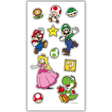Super Mario Birthday Card With Stickers - Shop Greeting Cards At Gift Moments - 3