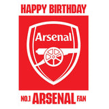 Arsenal FC 3D Lenticular Birthday Card