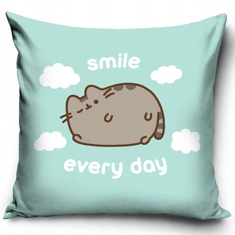 Pusheen Smile Velvet Feel Cushion - Shop Cushions At Gift Moments - 1