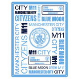 Manchester City FC Large Montage Sign - Shop Signs & Plaques At Gift Moments - 1