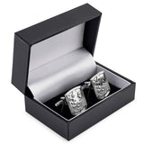 Aston Villa FC Silver Plated Formed Cufflinks - Shop Cufflinks & Tie Slides At Gift Moments - 3