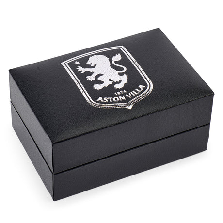 Aston Villa FC Silver Plated Formed Cufflinks - Shop Cufflinks & Tie Slides At Gift Moments - 4