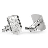 Aston Villa FC Silver Plated Formed Cufflinks - Shop Cufflinks & Tie Slides At Gift Moments - 1