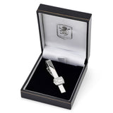 Aston Villa FC Silver Plated Tie Slide - Shop Cufflinks & Tie Slides At Gift Moments - 2