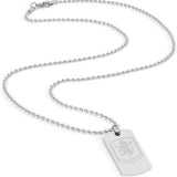 Aston Villa FC Engraved Dog Tag & Chain - Shop Necklaces At Gift Moments - 2