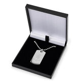 Aston Villa FC Engraved Dog Tag & Chain - Shop Necklaces At Gift Moments - 3