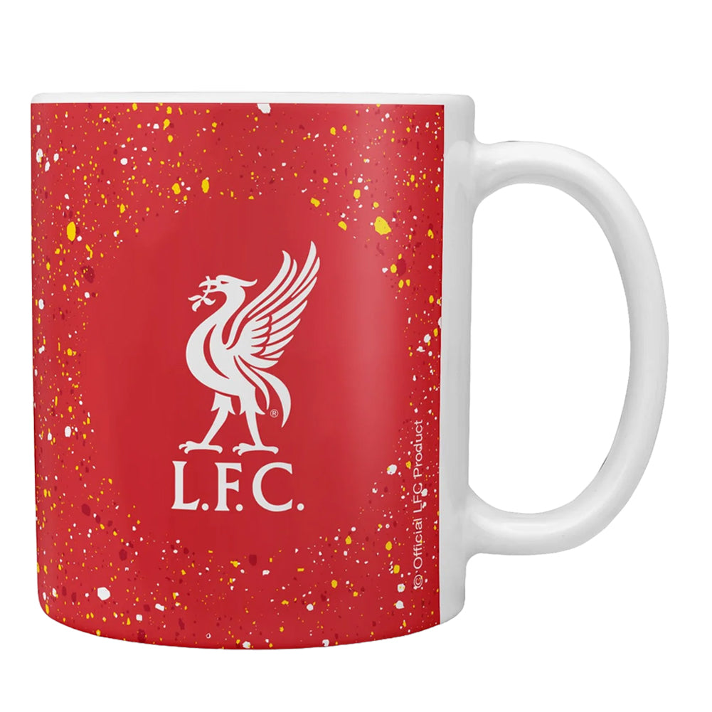 Liverpool FC Paint Splatter Mug - Shop Mugs At Gift Moments - 3