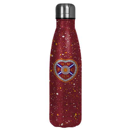 Hearts FC Paint Splatter Thermal Flask - Shop Water Bottles At Gift Moments - 1