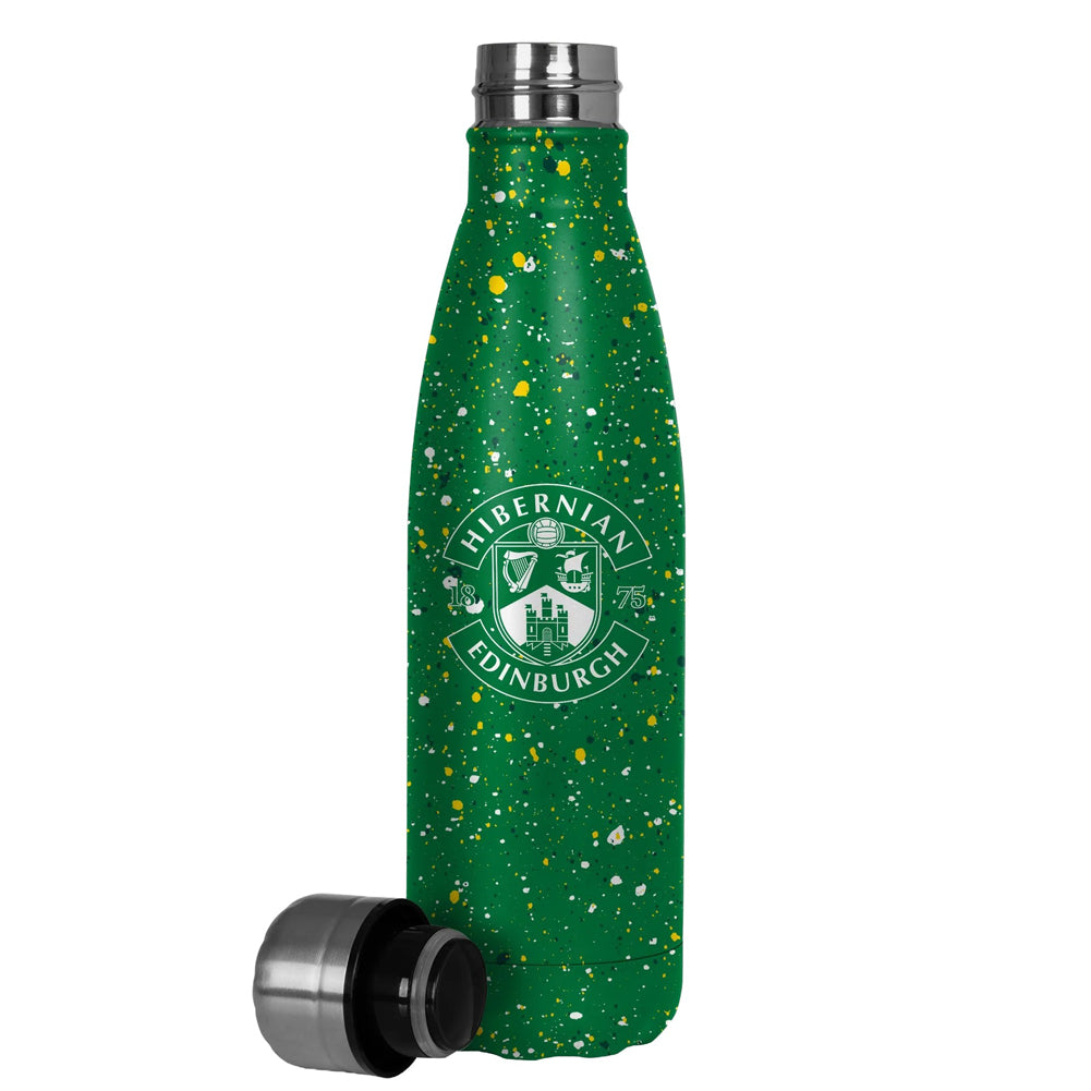 Hibernian FC Paint Splatter Thermal Flask - Shop Water Bottles At Gift Moments - 2