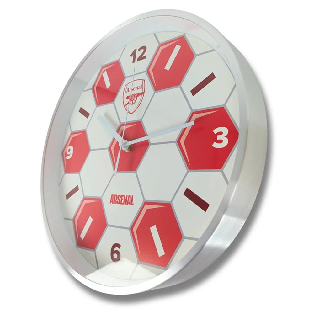 Arsenal FC Football Metal Wall Clock - Shop Clocks At Gift Moments - 2