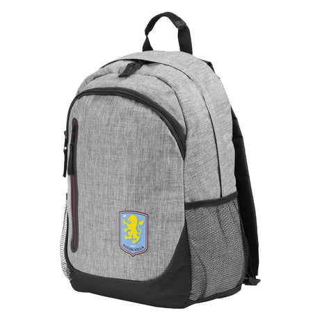 Aston Villa FC Heather Grey Backpack - Shop Bags At Gift Moments - 2