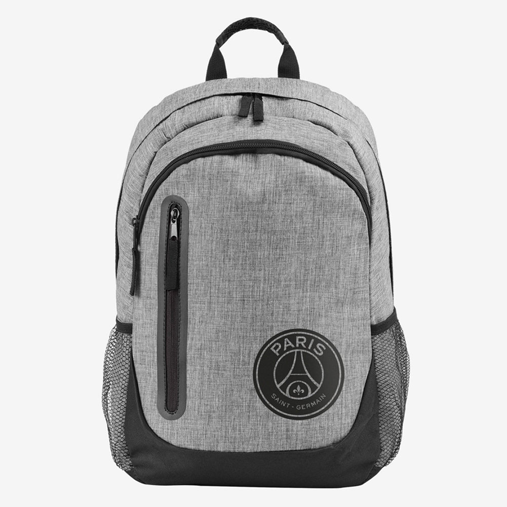 Paris Saint Germain FC Heather Grey Backpack - Shop Bags At Gift Moments - 1