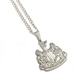 Newcastle United FC Silver Plated Pendant & Chain XL - Shop Necklaces At Gift Moments - 1