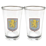 Aston Villa FC 2pk Shot Glass Set - Shop Shot Glasses At Gift Moments - 1