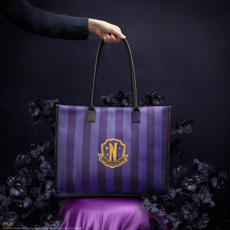 Nevermore Academy Purple Shopping Bag - Shop Bags At Gift Moments - 1