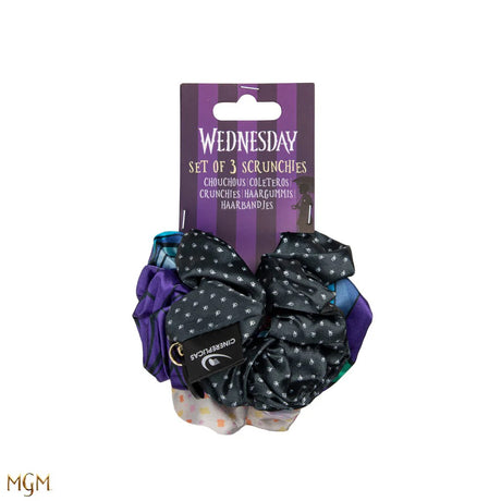 Set of 3 Wednesday Scrunchies - Shop Accessories At Gift Moments - 5
