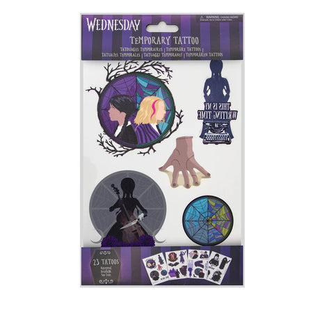 Set of 23 Wednesday Temporary Tattoos - Shop Temporary Tattoos At Gift Moments - 3