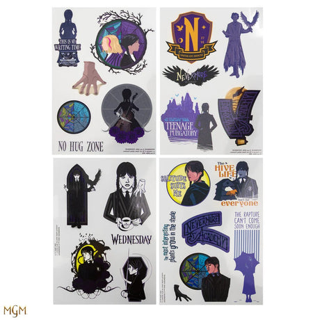 Set of 23 Wednesday Temporary Tattoos - Shop Temporary Tattoos At Gift Moments - 4