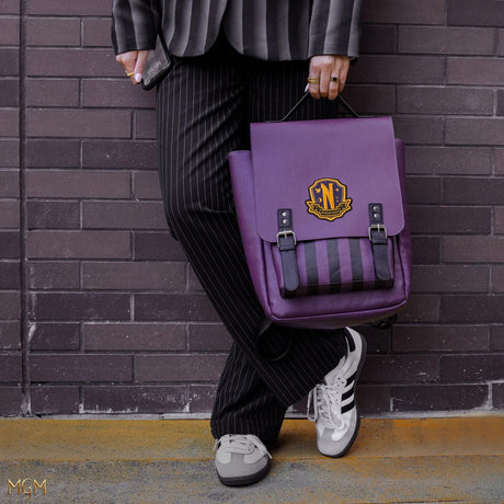 Purple Nevermore Academy Backpack - Shop Bags At Gift Moments - 1