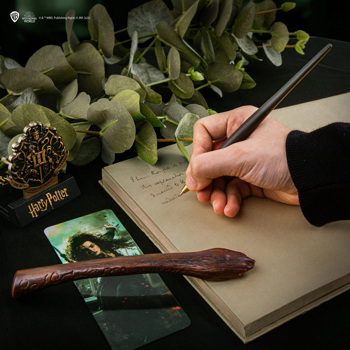 Bellatrix Lestrange Wand Pen with Stand& Lenticular Bookmark