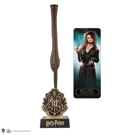 Bellatrix Lestrange Wand Pen with Stand& Lenticular Bookmark - Shop Pens & Pencils At Gift Moments - 1
