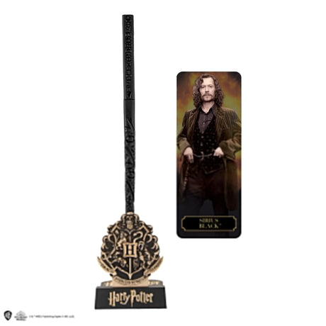 Sirius Black Wand Pen with Stand & Lenticular Bookmark - Shop Pens & Pencils At Gift Moments - 1