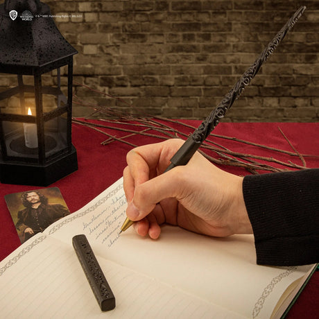 Sirius Black Wand Pen with Stand & Lenticular Bookmark - Shop Pens & Pencils At Gift Moments - 2