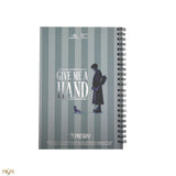 Soft cover Notebook Wednesday this is my writing time purple