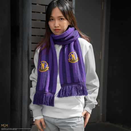 Nevermore Academy Purple Scarf - Shop Scarves At Gift Moments - 1