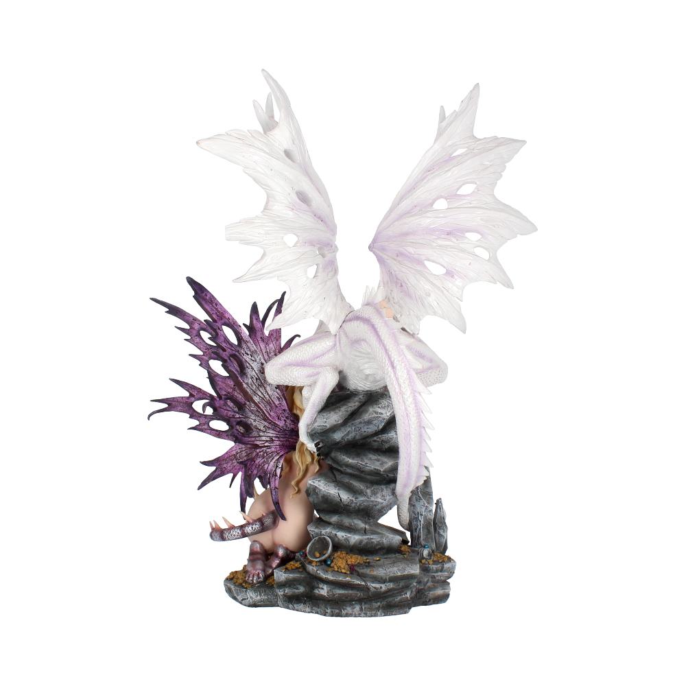 Aarya Dragon Guardian Dragon & Fairy Figurine 59cm: 5 - Figurines Extra Large (Over 50cm) By Gift Moments