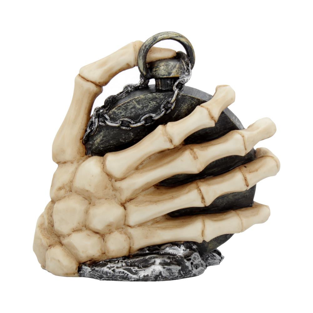 About Time Skeleton Hand and Pocket Watch Mantel Clock: 4 - Clocks By NN Designs