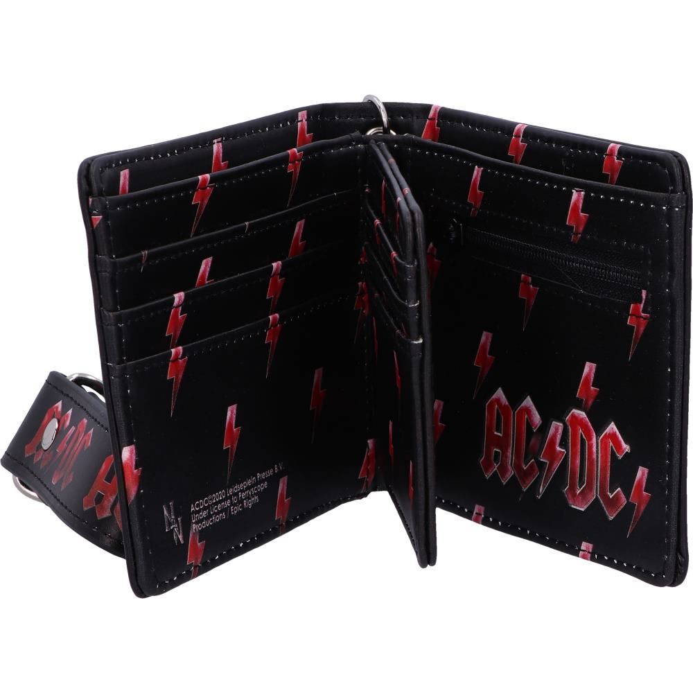 AC/DC Black Ice Album Embossed Wallet and Chain - Shop Wallets At Gift Moments - 3