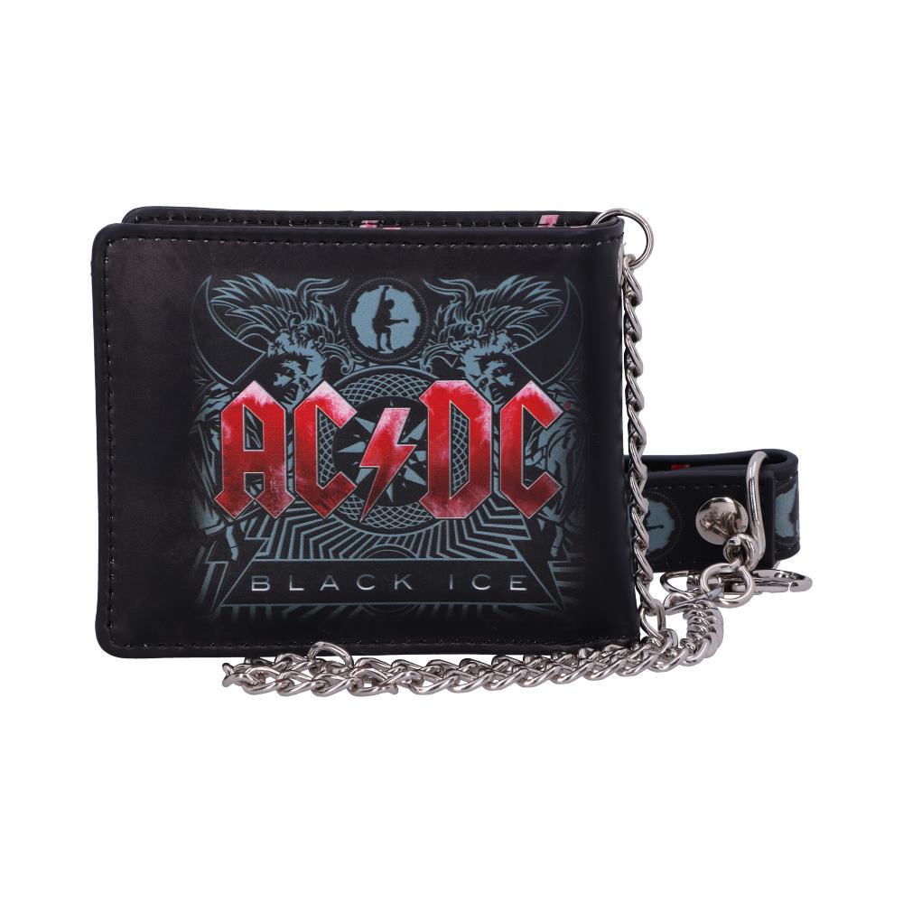 AC/DC Black Ice Album Embossed Wallet and Chain - Shop Wallets At Gift Moments - 6