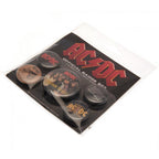 AC/DC Button Badge Set - Shop Badges At Gift Moments - 1