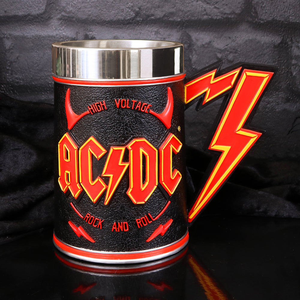 AC/DC High Voltage Rock and Roll Tankard - Shop Tankards At Gift Moments - 1