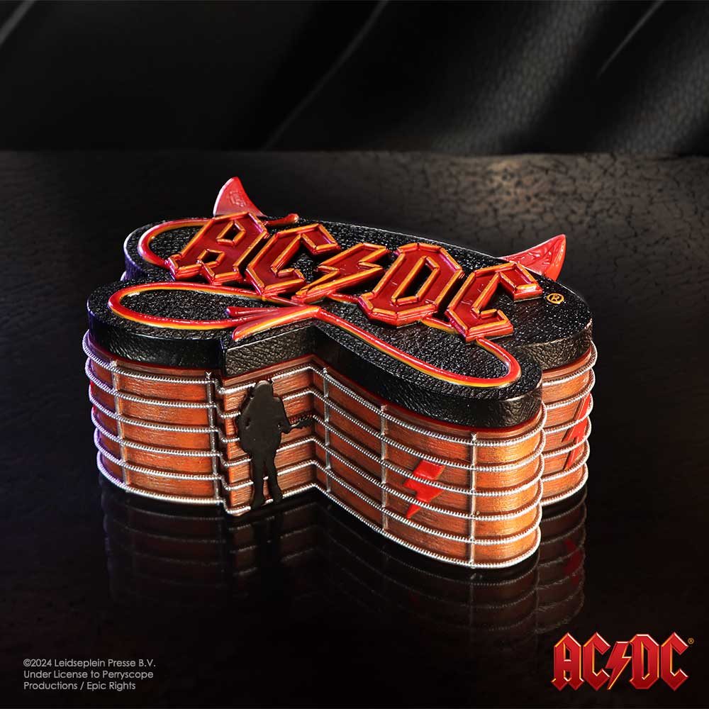 AC/DC Logo Guitar Inspired Box - Shop Boxes At Gift Moments - 1