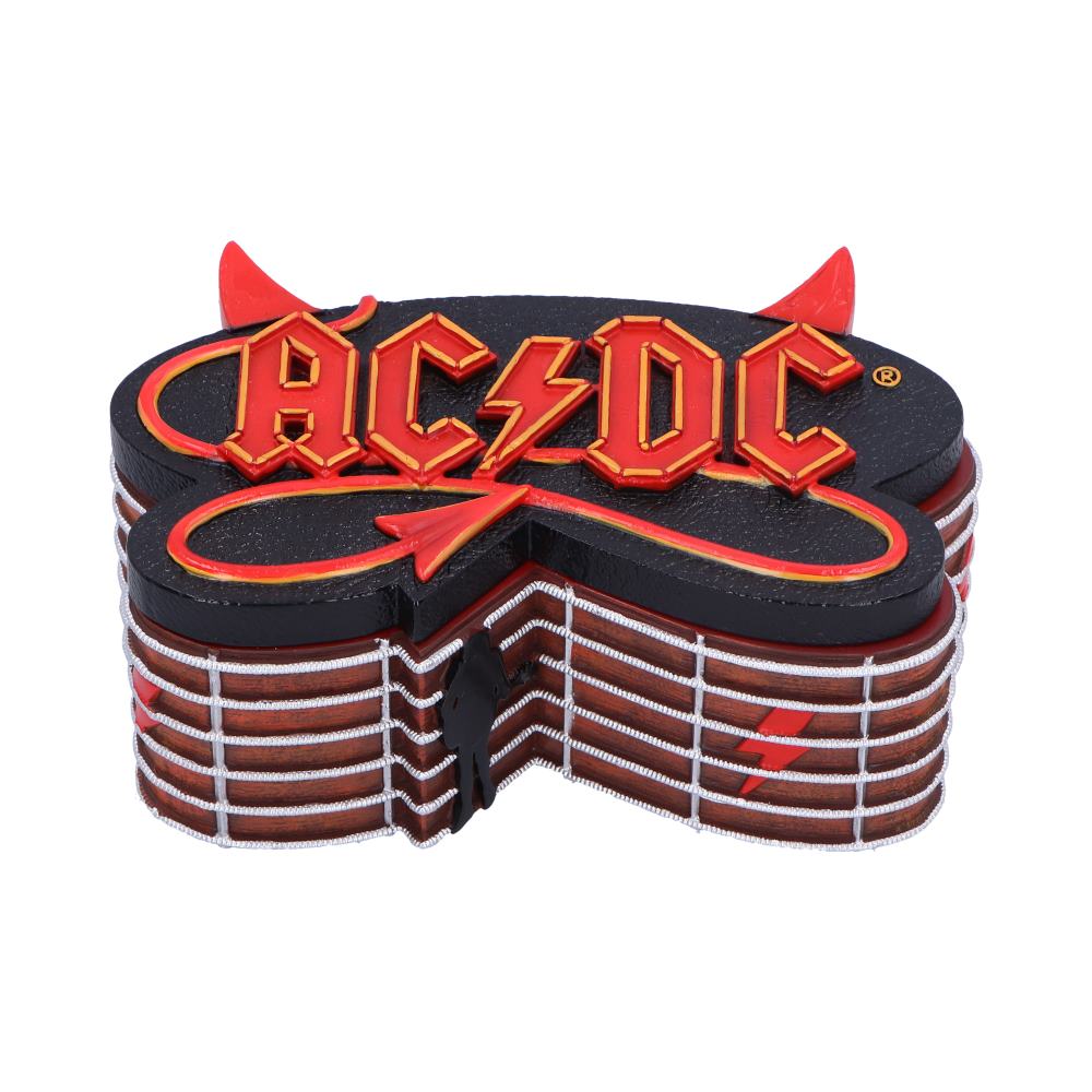 AC/DC Logo Guitar Inspired Box - Shop Boxes At Gift Moments - 3
