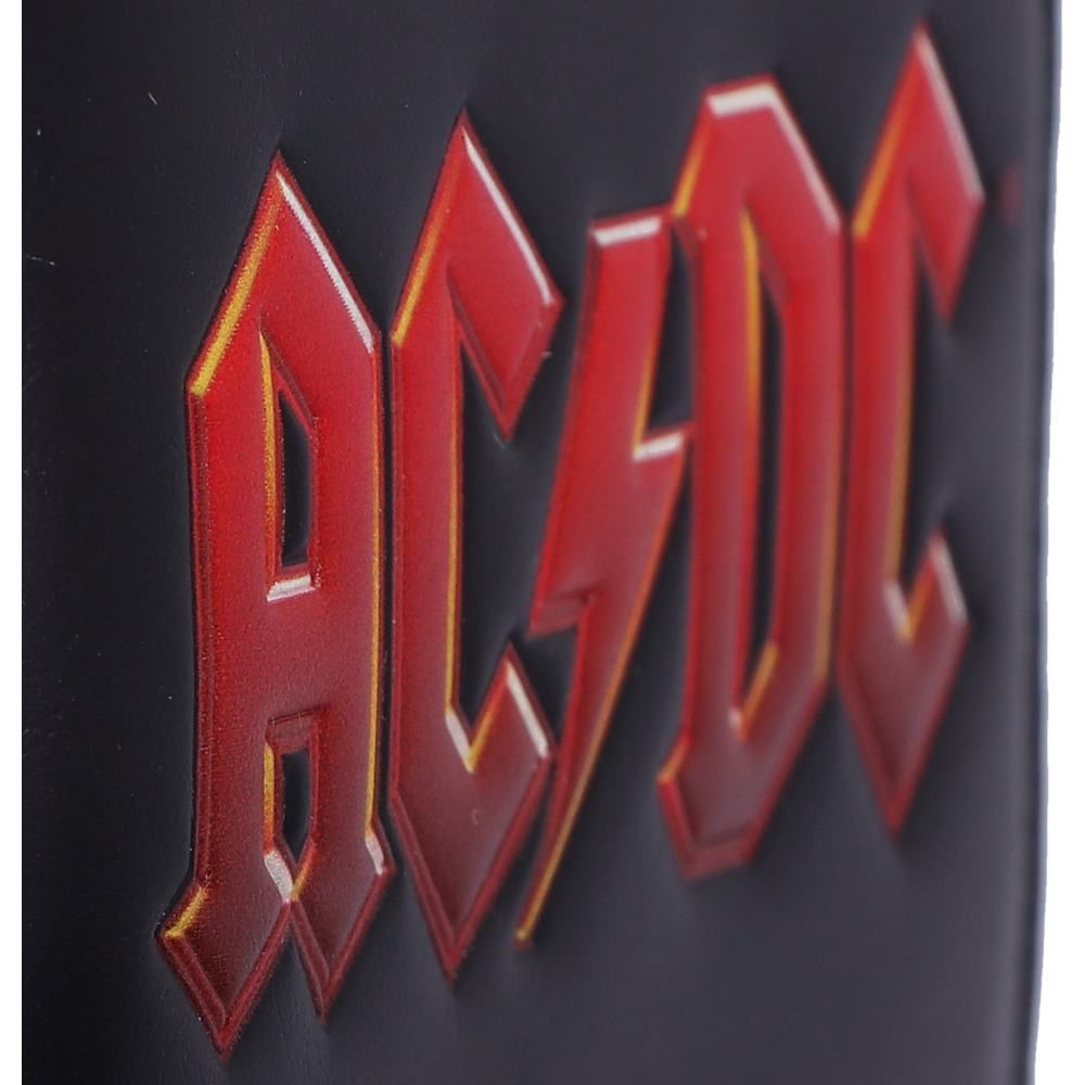 AC/DC Logo Leather Lightning Chained Wallet: 7 - Wallets By AC/DC