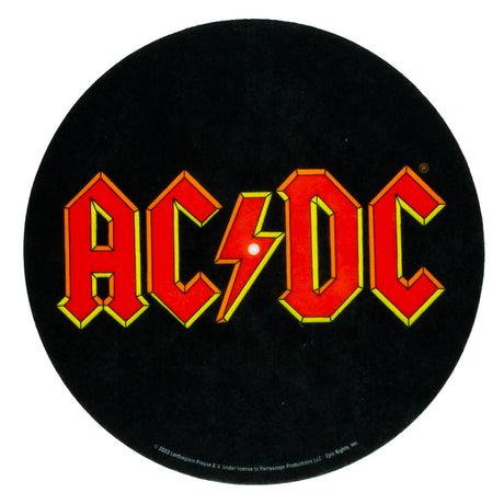AC/DC Logo Record Slipmat: 1 - Slipmats By AC/DC