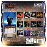 AC/DC Square Calendar 2026: 3 - Calendars By AC/DC