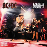 AC/DC Square Calendar 2026: 1 - Calendars By AC/DC