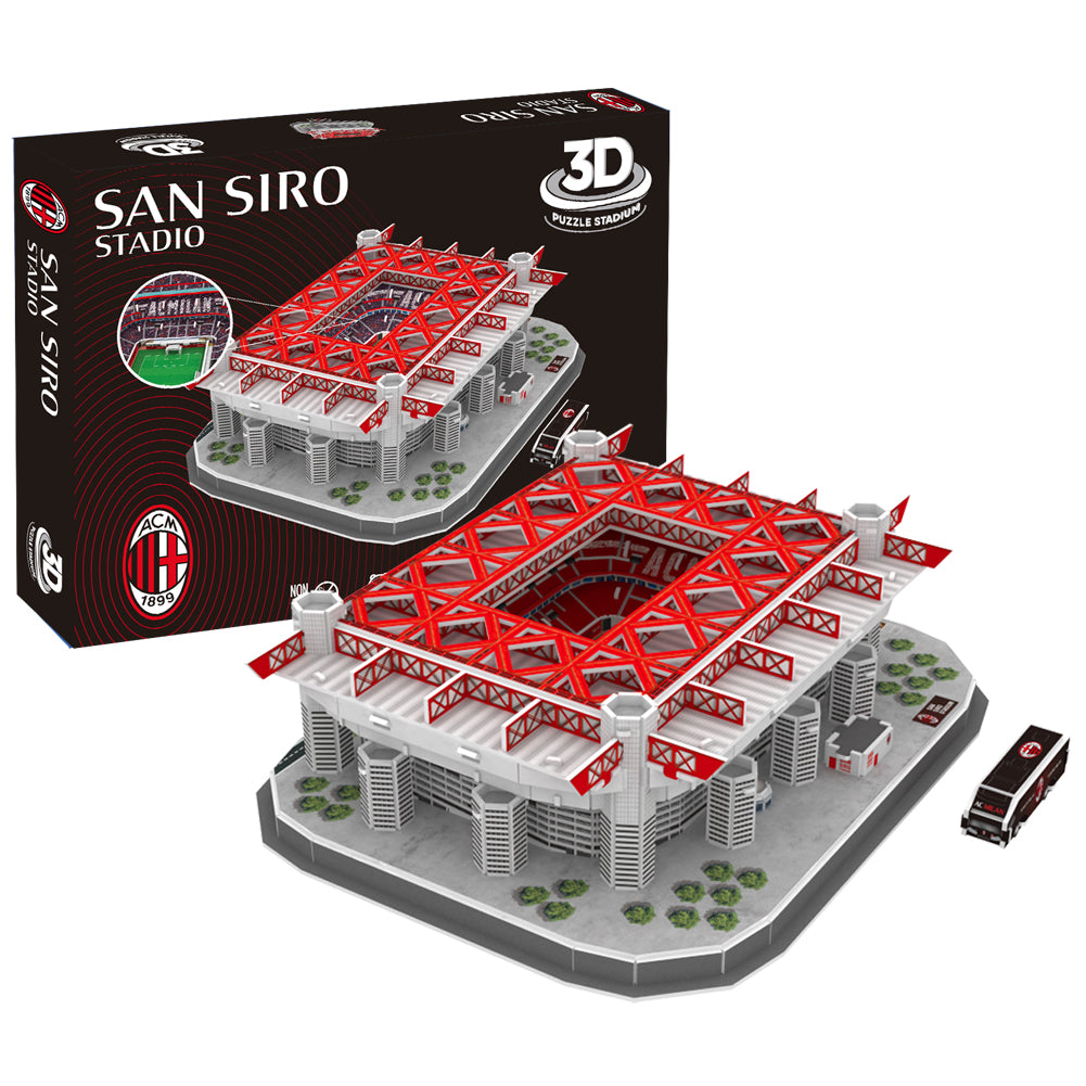 AC Milan 3D Stadium Puzzle - Shop Puzzles & Games At Gift Moments - 1